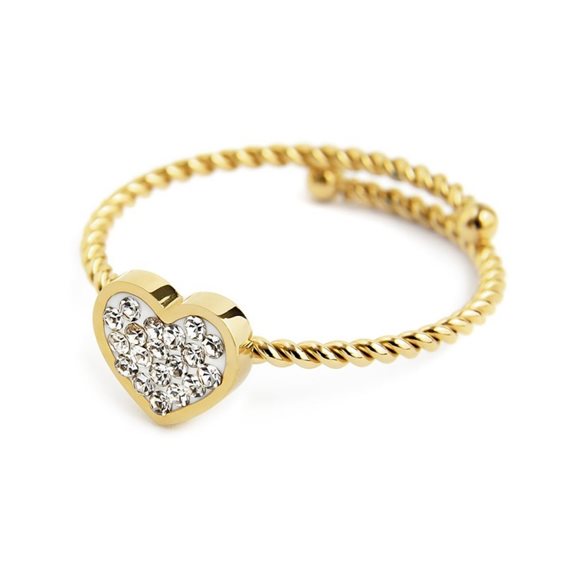 Ring Marlù Woman Time to in Steel Cristallo 18AN029G-S - 18AN029G-S